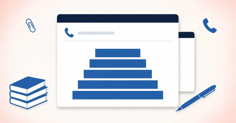 A document with five stacked blue layer bars representing the layered scam protection wall for an aging parent.