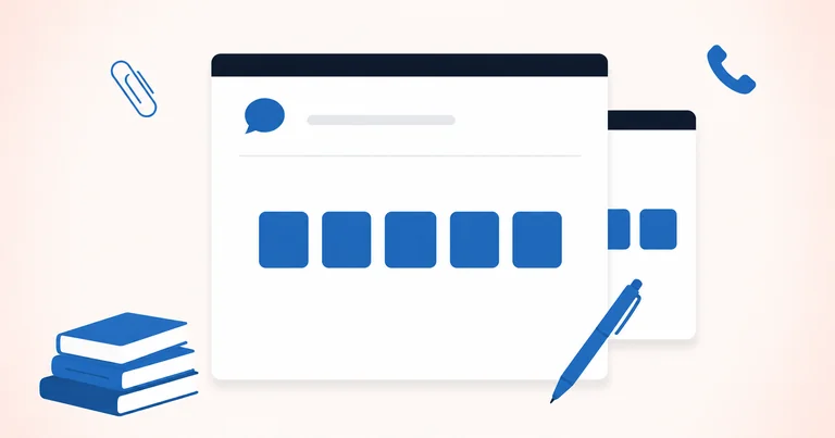 A document with a speech bubble and a row of filled boxes representing a family verification code word.