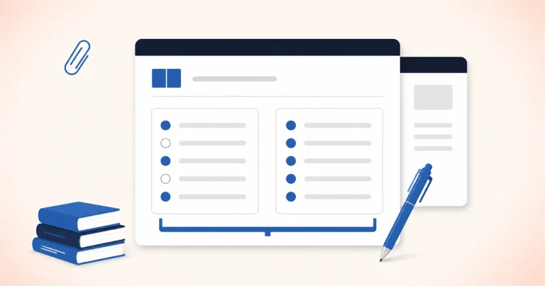 A document comparing two side-by-side panels joined at a shared base, representing two identity services owned by one company.