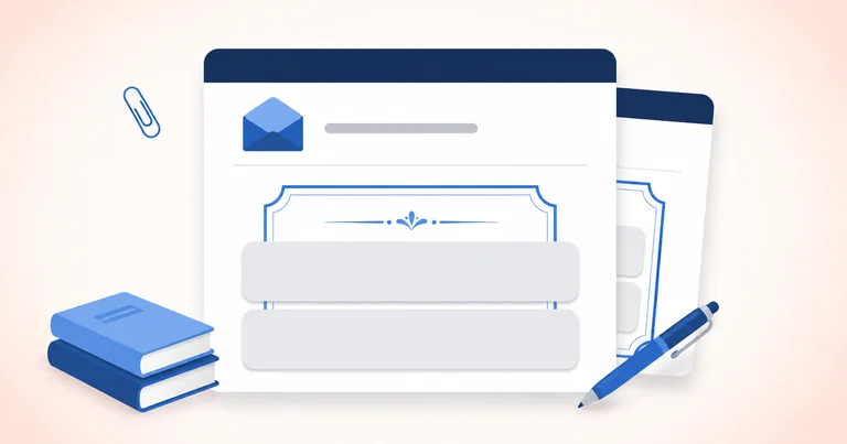 A document showing a blank login form blocking an invitation card, representing fake party invitation phishing.